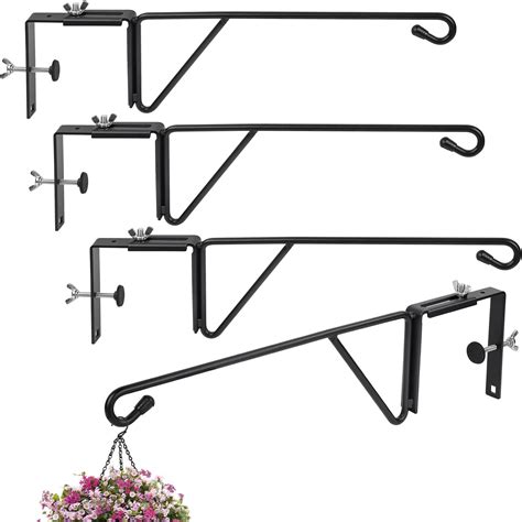 Amazon.com: moonoom 2 Pack Adjustable Vinyl Fence Hooks,5 x 10 Inches ...