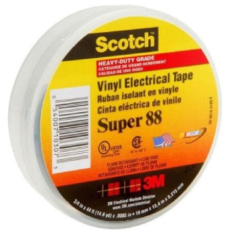 Scotch® Professional Grade Vinyl Electrical Tape Super 88 - Ponnar ...