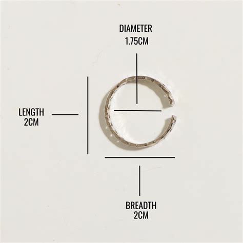 Mini Bolt Silver Ring – Kasin E-Retail Private Limited