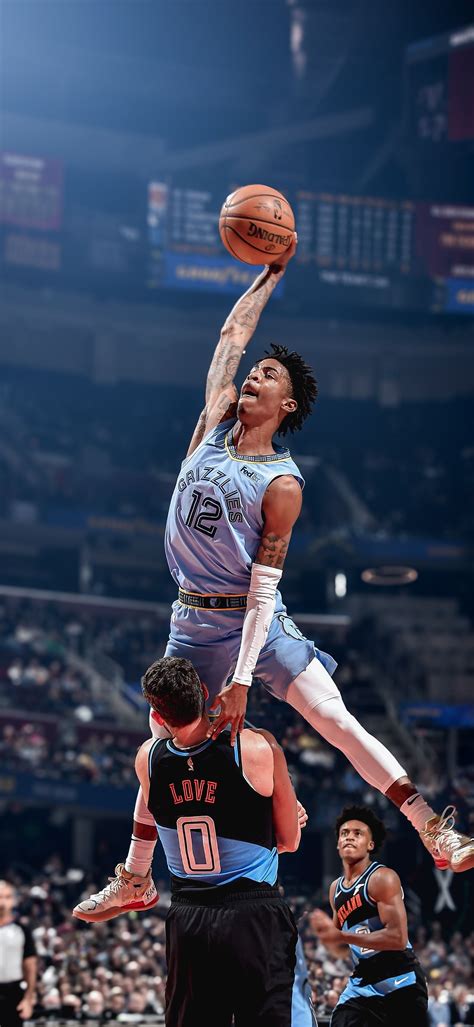 Ja Morant 📂 Basketball Wallpaper | Basketball pictures, Basketball ...