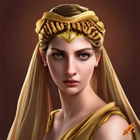 Artistic portrayal of Artemis, the Greek goddess on Craiyon