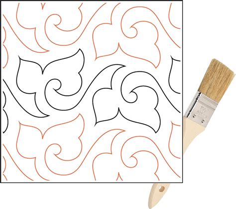 Buy Quilting Pantographs Pattern Paper Roll - for Longarm Quilting ...