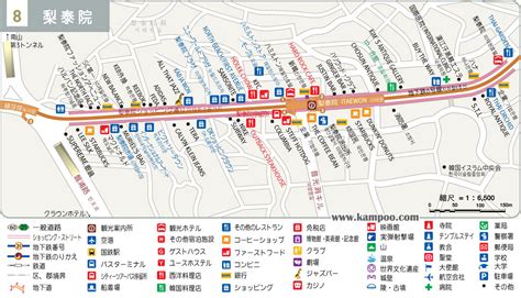 イテウォン（梨泰院）地図：ソウル観光地図