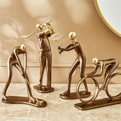 Buy Eternity Vogue Polyresin Cycling Human Figurine from Home Centre at ...