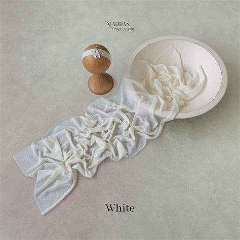 Stretchy Knit Wrap with headband 165 cm long – Madras Prop Store