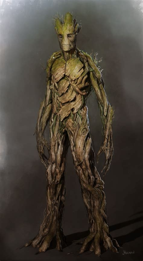 ArtStation - Guardians of the Galaxy Groot Final Concept