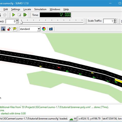 Sumo Simulation Flow Chart 的图像结果
