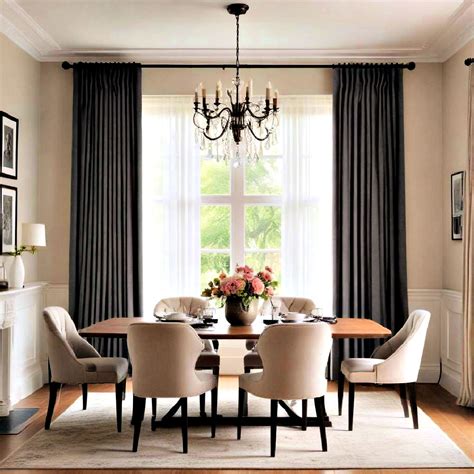 25 Dining Room Curtain Ideas to Match Your Decor