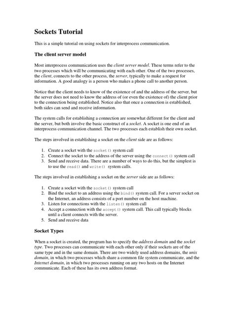 Socket Programming Tutorial 的图像结果