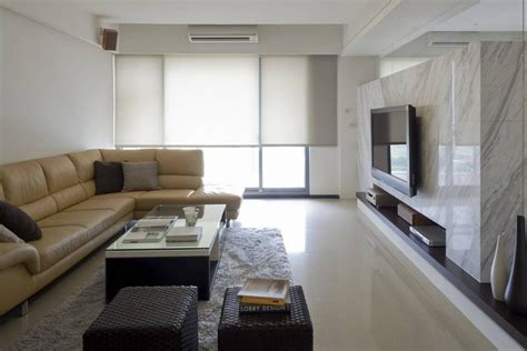 115平方米现代三房两厅客厅电视墙装修效果图_太平洋家居网图库
