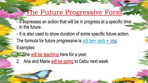 Future Progressive Form 的图像结果