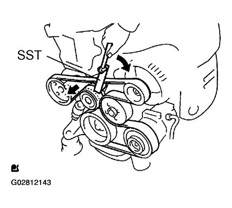 2001 Toyota Highlander Serpentine Belt Routing and Timing Belt Diagrams