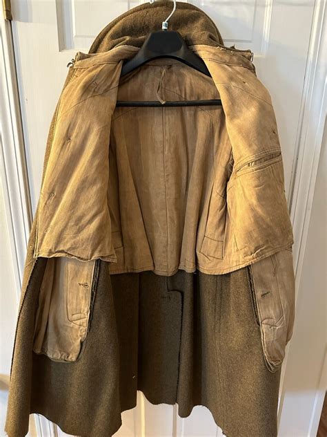 WW1 US ARMY DOUGHBOY M1912 ORIGINAL HEAVY WOOL OVERCOAT NICE | #4706438374