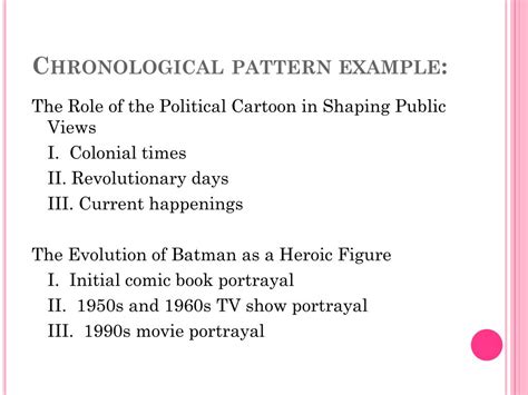 Chronological Pattern 的图像结果