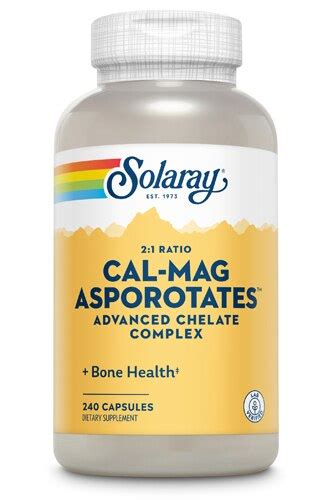 Solaray Cal-Mag Asporotates -- 240 Capsules - Vitacost