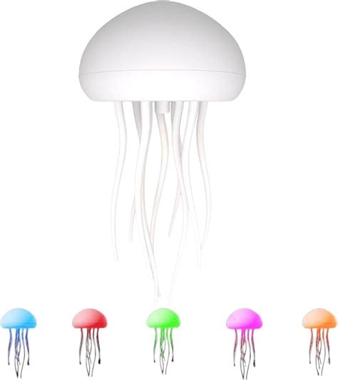 Jellyfish Lamp | Realistic Jellyfish Night Light | 17 Colors LED ...