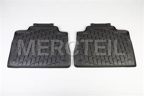 GLA-Class B-Class Rear Rubber Floor Mats 247 Genuine Mercedes-Benz ...