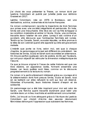 Explication linéaire - Oral - Olympe de Gouges, DDFC, (1791 ...