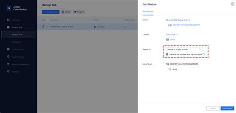 CommVault SQL Server Restore From Backup 的图像结果