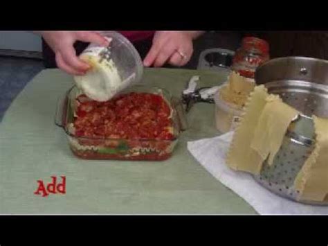 How to Assemble Lasagna   YouTube