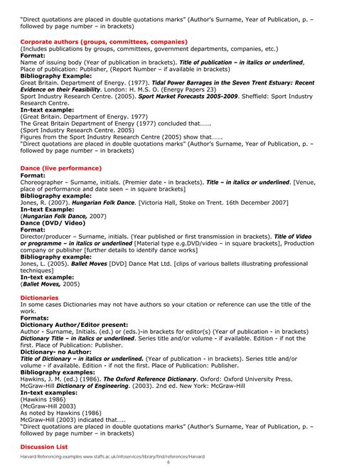 Image result for Harvard Referencing Examples