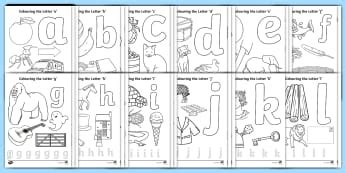 Alphabet Colouring Pages for Kids | Twinkl Parents - Twinkl