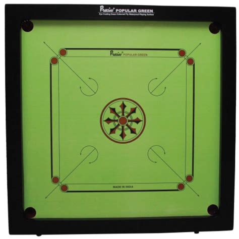 Precise Leader Smart Green Carrom Board – Sportswing.in