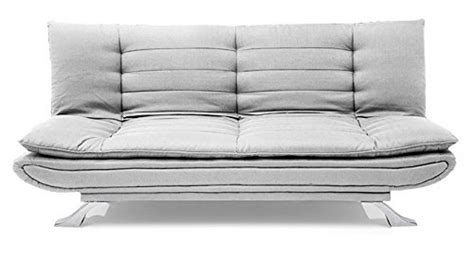 FabHomeDecor Three Seater Sofa Cum Bed (Light Grey) : Amazon.in: Home ...
