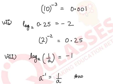 class9 ICSE Maths ML AGGARWAL Chapter Logarithms
