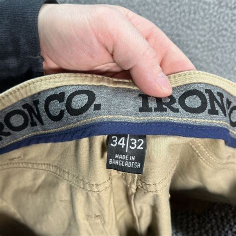 Iron Co. Patriot Classic Comfort Straight Leg 34/32 Khaki Pants Hay ...