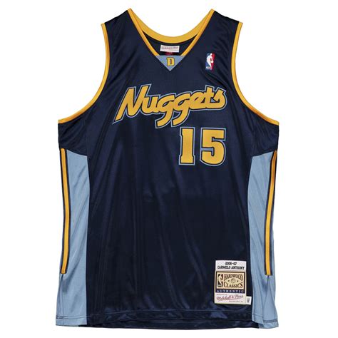 Mitchell & Ness Authentic Carmelo Anthony Denver Nuggets 2006-07 Jersey ...