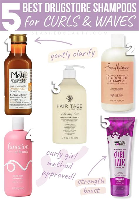 5 Best Drugstore Shampoos for Curly & Wavy Hair | Slashed Beauty ...