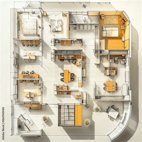 Large Office Floor Plan 的图像结果