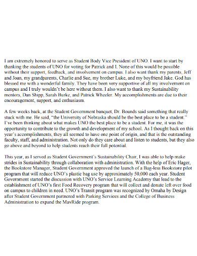 Class President Speech Examples 的图像结果