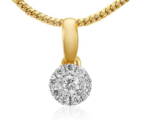 Buy Senco Gold 14KT Yellow Gold and Diamond Pendant for Women Online at ...