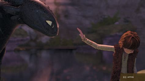 Image result for Toothless Hand Touch Scene