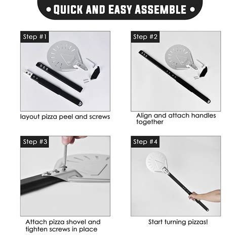 Buy Lionsden Pizza Turning Peel, 8" Perforated Pizza Peel, Pizza Shovel ...