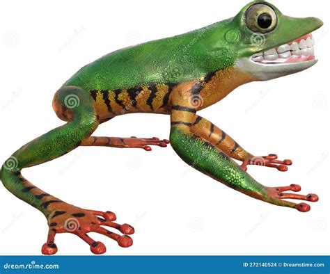 Funny Frog, Smile, Teeth, Isolated Stock Photo - Image of file, grin ...