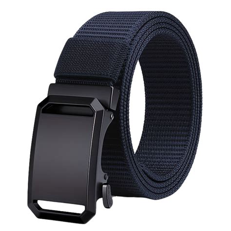 TNOBHG Men Work Belt Webbing Automatic Buckle Belt Adjustable Length ...