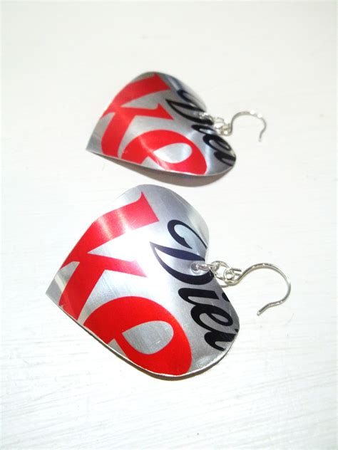 Diet Coke Soda Can Earrings