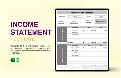 Editable Revenue Templates in Excel to Download