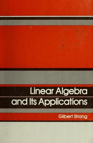 Gilbert Strang Linear Algebra PDF 的图像结果