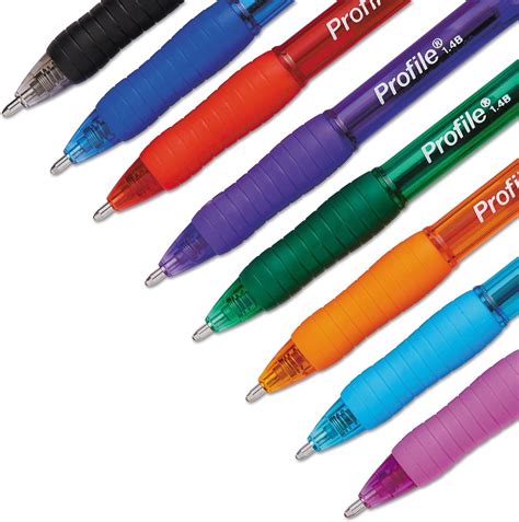 Paper Mate Profile Ballpoint Pen Set - Assorted Ink, India | Ubuy