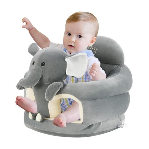 Amazon.com : Baby Sitting Chair Cute Elephant Infant Lounger Floor Seat ...
