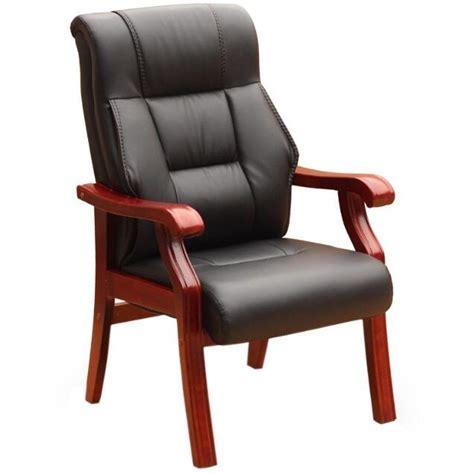 暖树家具欧式实木餐椅黑色椅子豪华皮椅子-阿里巴巴