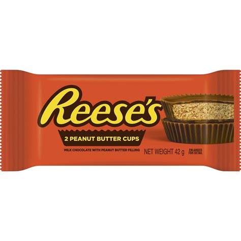 Reese's Peanut Butter Cup Milk Chocolate 42g Bar | Woolworths