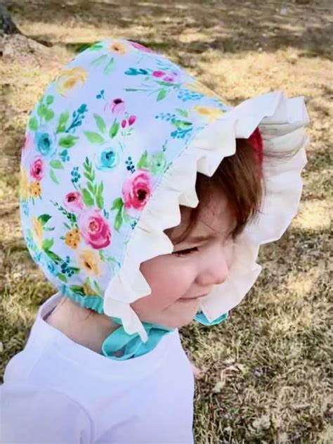 Baby Bonnet Sewing Pattern 的图像结果