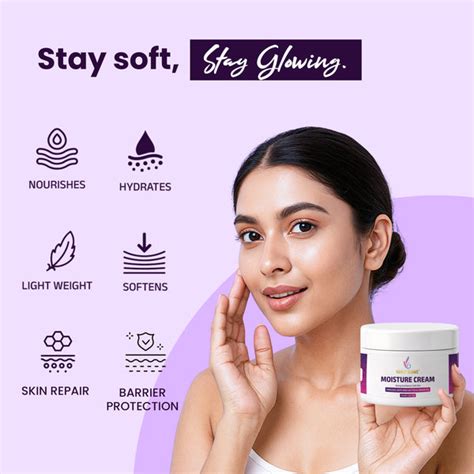 Vanue Glams Moisture Cream – Enriched with Shea Butter & Argan Oil – D