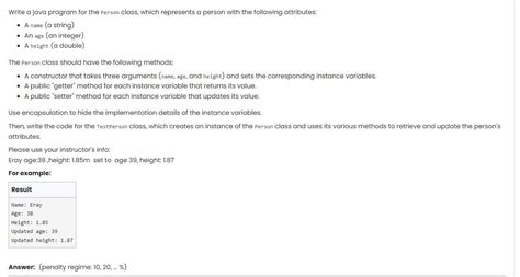 Image result for Java Program Examples for a Profile