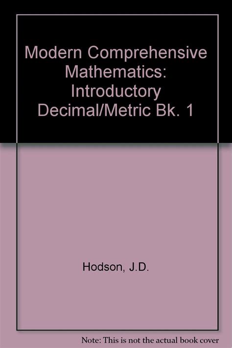 Introductory Decimal/Metric (Bk. 1) (Modern Comprehensive Mathematics ...
